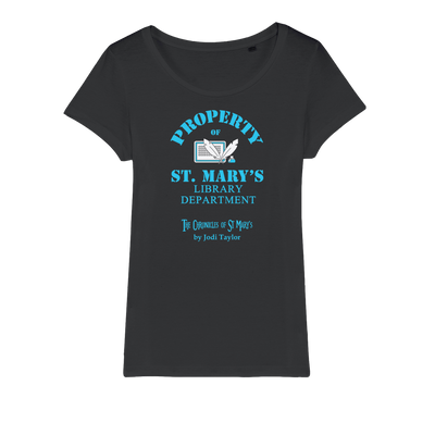 Property of St Mary's Library Department (UK) Organic Jersey Womens T-Shirt