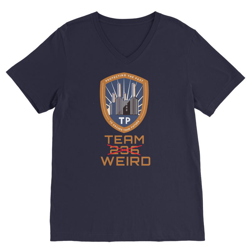 Time Police Team Weird (UK) Classic V-Neck T-Shirt