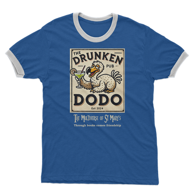 The Drunken Dodo Pub - Multiverse of St Mary's (UK) Adult Ringer T-Shirt