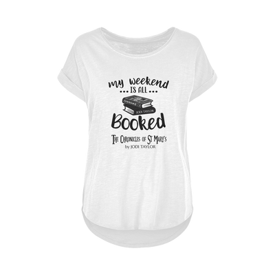 My Weekend Is All Booked Women's Long Slub T-Shirt XS-5XL