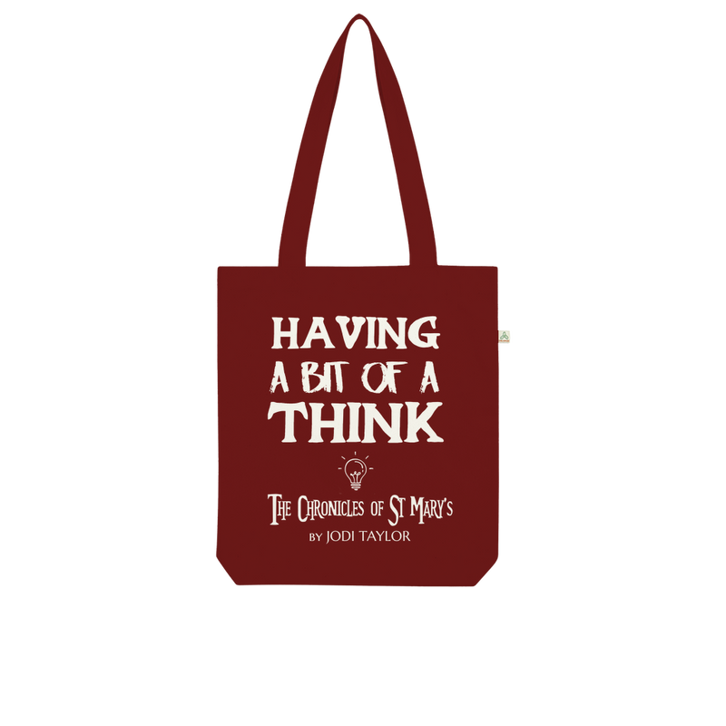 Having A Bit Of A Think Organic Tote Bag