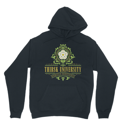 Thirsk University (UK) Classic Adult Hoodie up to 5XL