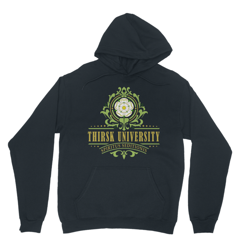 Thirsk University (UK) Classic Adult Hoodie up to 5XL