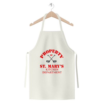 Property of St Mary's Kitchen Department (UK) Premium Jersey Apron