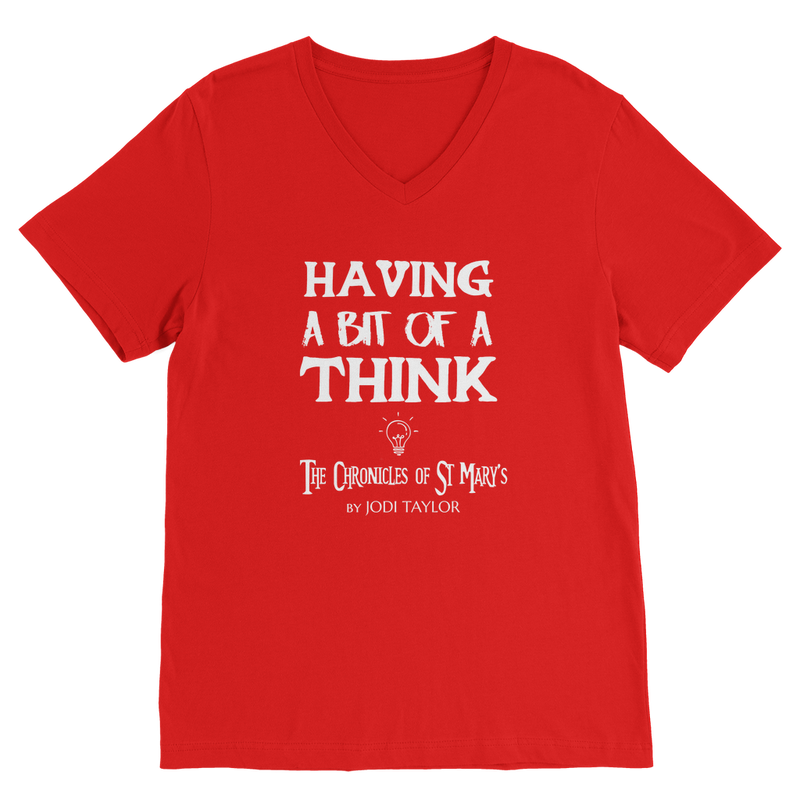 Having A Bit Of A Think Classic V-Neck T-Shirt