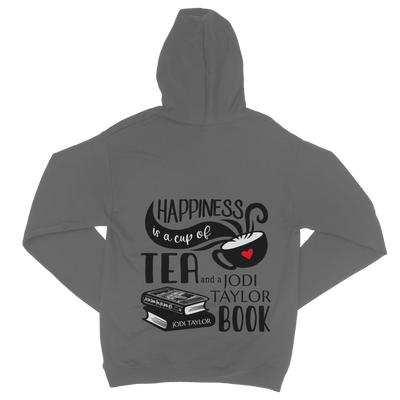 Happiness is a Cup of Tea and a Jodi Taylor Book Classic Adult Zip Hoodie