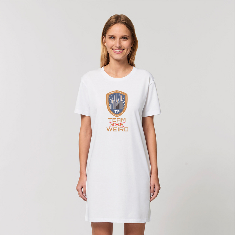 Time Police Team Weird (UK) Organic T-Shirt Dress