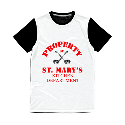 Property of St Mary's Kitchen Department (UK) Classic Panel T-Shirt