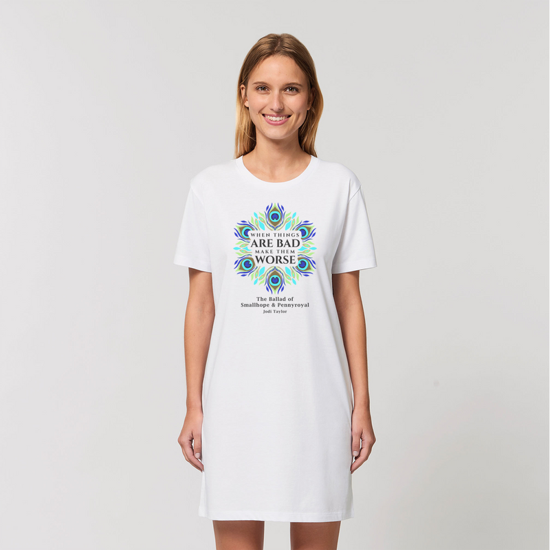 When Things Are Bad Make Them Worse (UK) Organic T-Shirt Dress