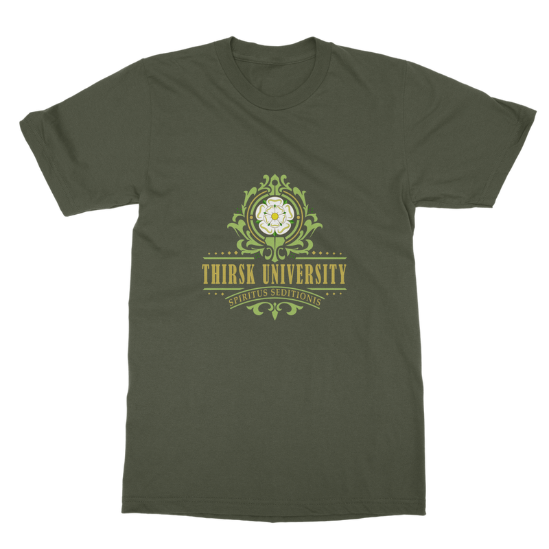 Thirsk University (UK) Classic Adult T-Shirt up to 5XL