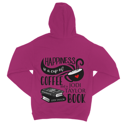 Happiness is a Cup of Coffee and a Jodi Taylor Book Classic Adult Zip Hoodie