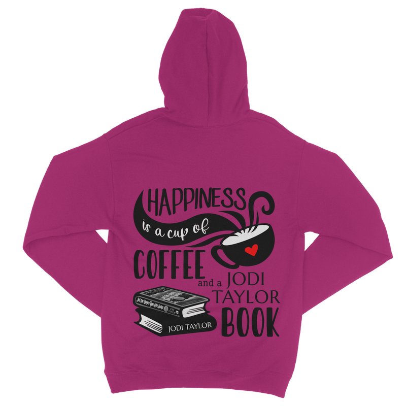 Happiness is a Cup of Coffee and a Jodi Taylor Book Classic Adult Zip Hoodie