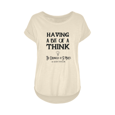 Having A Bit Of A Think Women's Long Slub T-Shirt XS-5XL