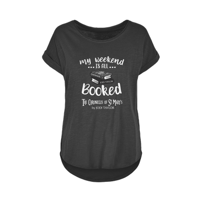 My Weekend Is All Booked Women's Long Slub T-Shirt XS-5XL