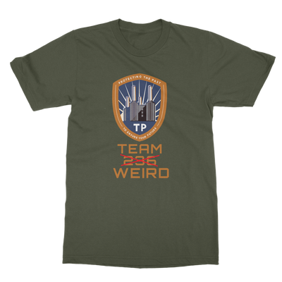 Time Police Team Weird (UK) Classic Adult T-Shirt up to 5XL