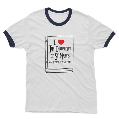 I Love the Chronicles of St Mary's (UK) Adult Ringer T-Shirt