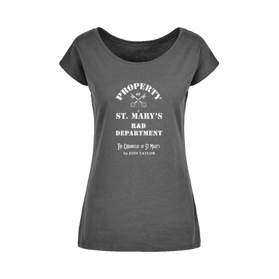 Property of St Mary's R&D Department (UK) Wide Neck Womens T-Shirt XS-5XL