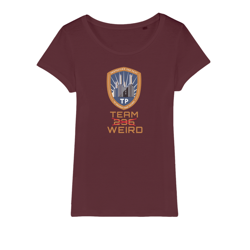 Time Police Team Weird (UK) Organic Jersey Womens T-Shirt