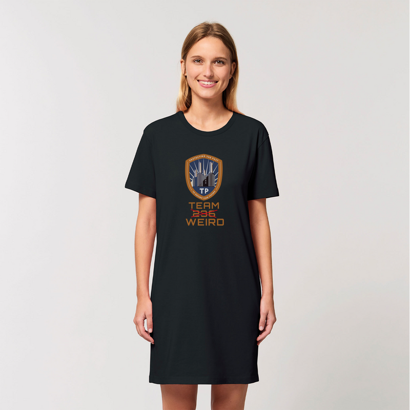 Time Police Team Weird (UK) Organic T-Shirt Dress