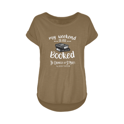 My Weekend Is All Booked Women's Long Slub T-Shirt XS-5XL