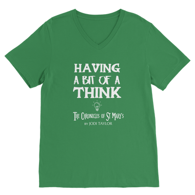 Having A Bit Of A Think Classic V-Neck T-Shirt