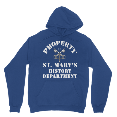 Property of St Mary's History Department (UK) Classic Adult Hoodie up to 5XL