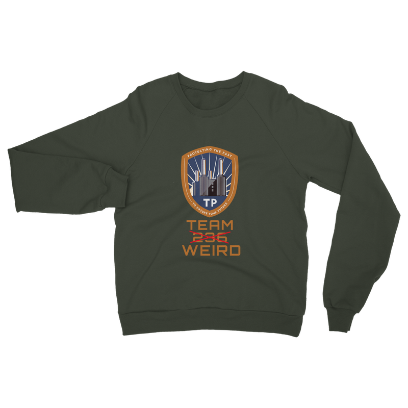 Time Police Team Weird (UK) Classic Adult Sweatshirt up to 5XL