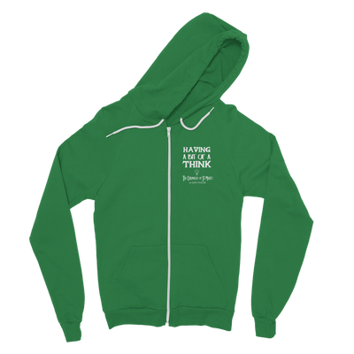 Having A Bit Of A Think Classic Adult Zip Hoodie