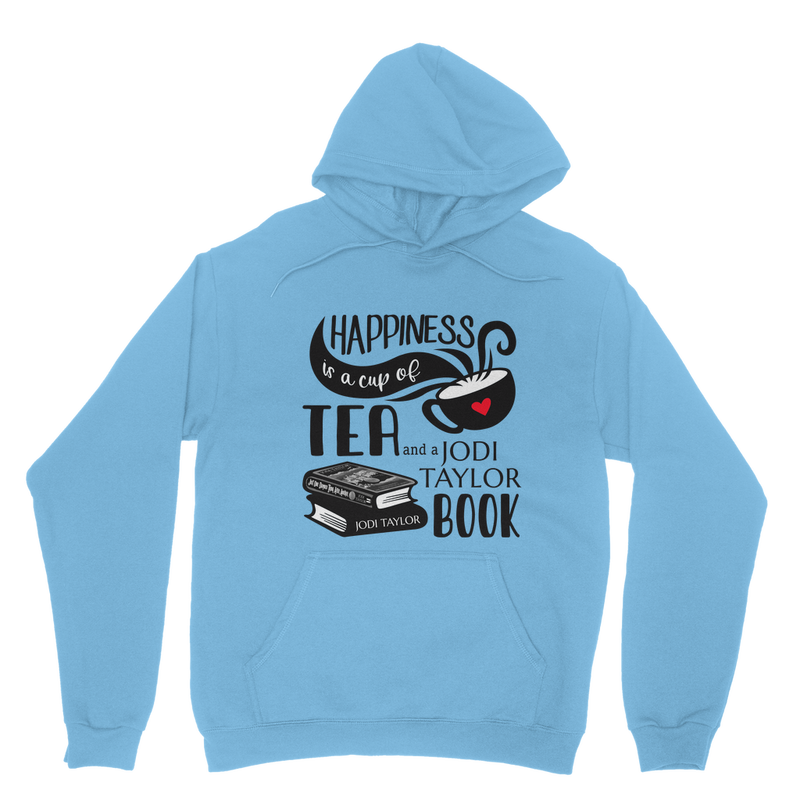 Happiness is a Cup of Tea and a Jodi Taylor Book Classic Adult Hoodie up to 5XL