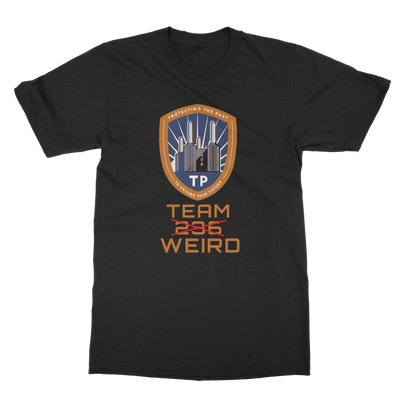 Time Police Team Weird (UK) Classic Adult T-Shirt up to 5XL