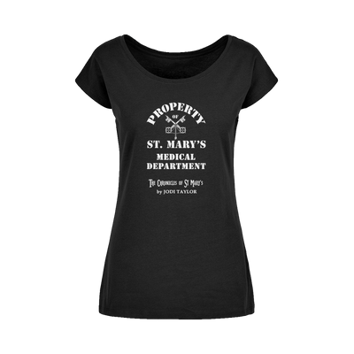 Property of St Mary's Medical Department (UK) Wide Neck Womens T-Shirt XS-5XL