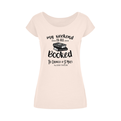 My Weekend Is All Booked Wide Neck Womens T-Shirt XS-5XL