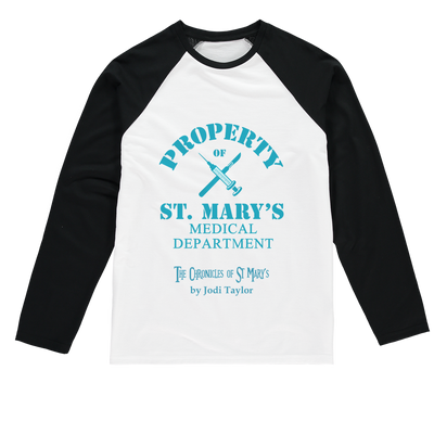 Property of St Mary's Medical Department (UK) Baseball Long Sleeve T-Shirt