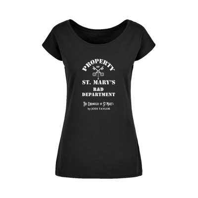 Property of St Mary's R&D Department (UK) Wide Neck Womens T-Shirt XS-5XL