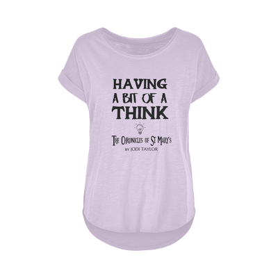 Having A Bit Of A Think Women's Long Slub T-Shirt XS-5XL