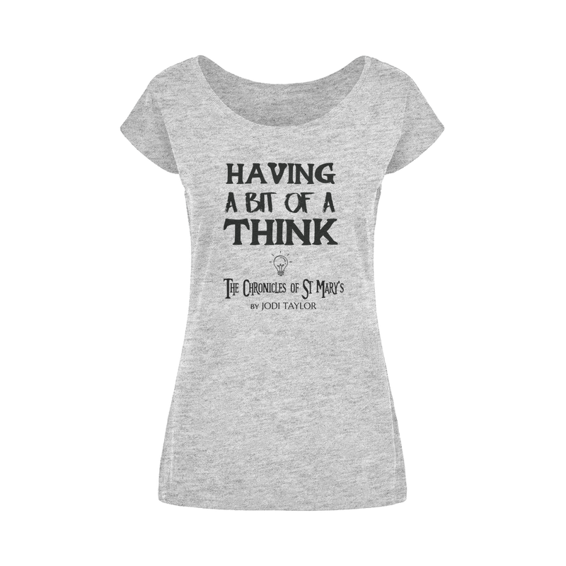 Having A Bit Of A Think Wide Neck Womens T-Shirt XS-5XL