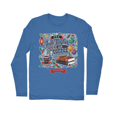 It's a Christmas Books and Coffee Kind of Day (UK) Classic Long Sleeve T-Shirt