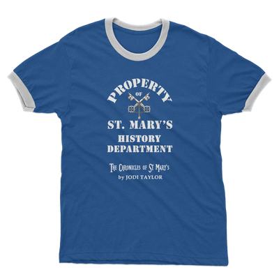 Property of St Mary's History Department (UK) Adult Ringer T-Shirt