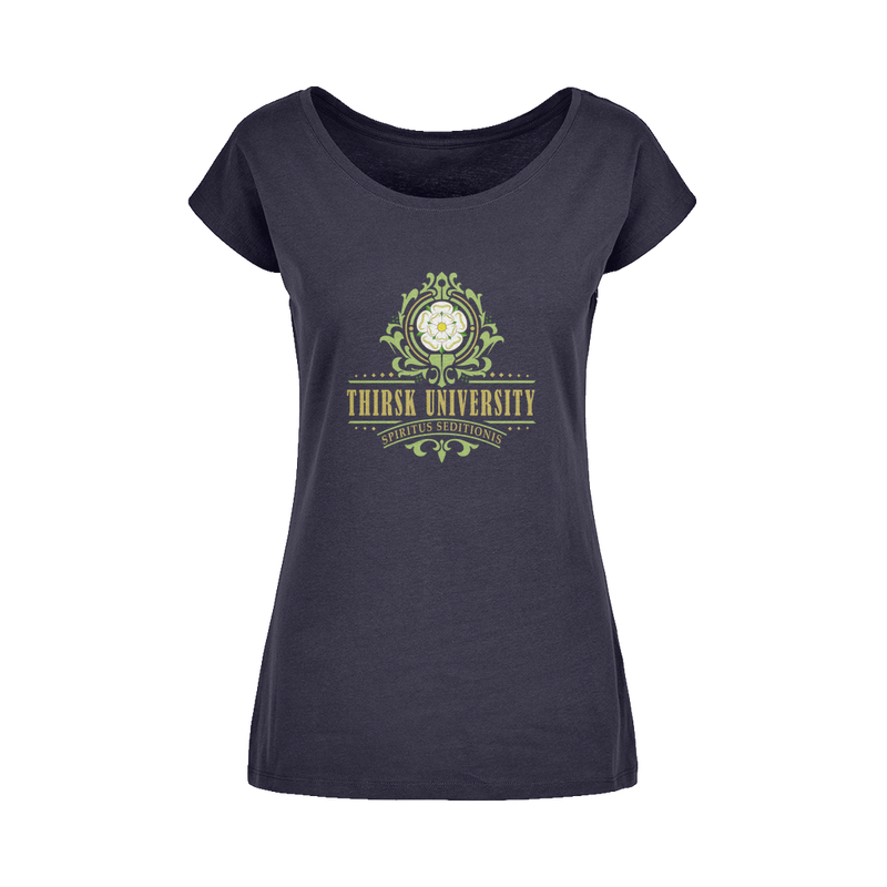 Thirsk University (UK) Wide Neck Womens T-Shirt XS-5XL