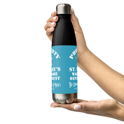 Property of St Mary's Wardrobe Department Stainless steel water bottle (Europe & USA)