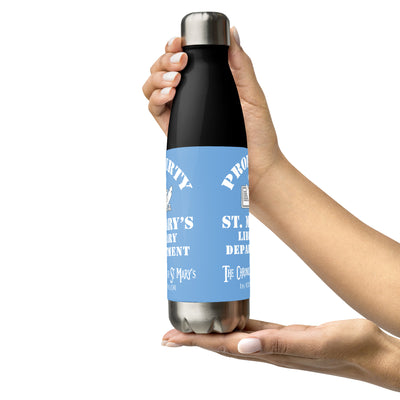 Property of St Mary's Library Department Stainless steel water bottle (Europe & USA)