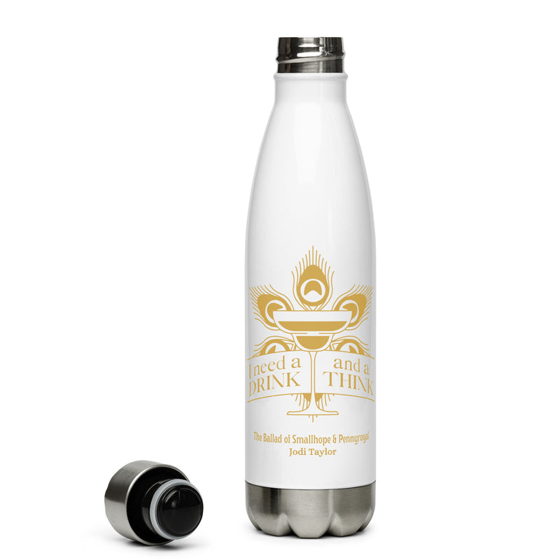 I Need a Drink and a Think Stainless Steel Water Bottle (Europe & USA)