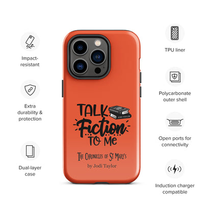 Talk Fiction To Me Tough Case for iPhone® (UK, Europe, USA, Canada, Australia, and New Zealand)