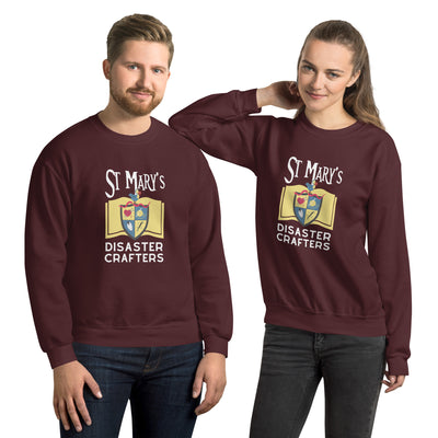 St Mary's Disaster Crafters Unisex Sweatshirt up to 5XL (UK, Europe, USA, Canada and Australia)