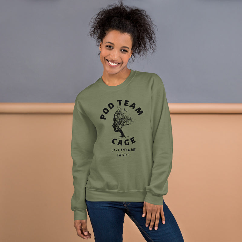 Pod Team Cage Unisex Sweatshirt up to 5XL (UK, Europe, USA, Canada and Australia)