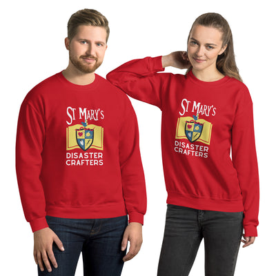 St Mary's Disaster Crafters Unisex Sweatshirt up to 5XL (UK, Europe, USA, Canada and Australia)