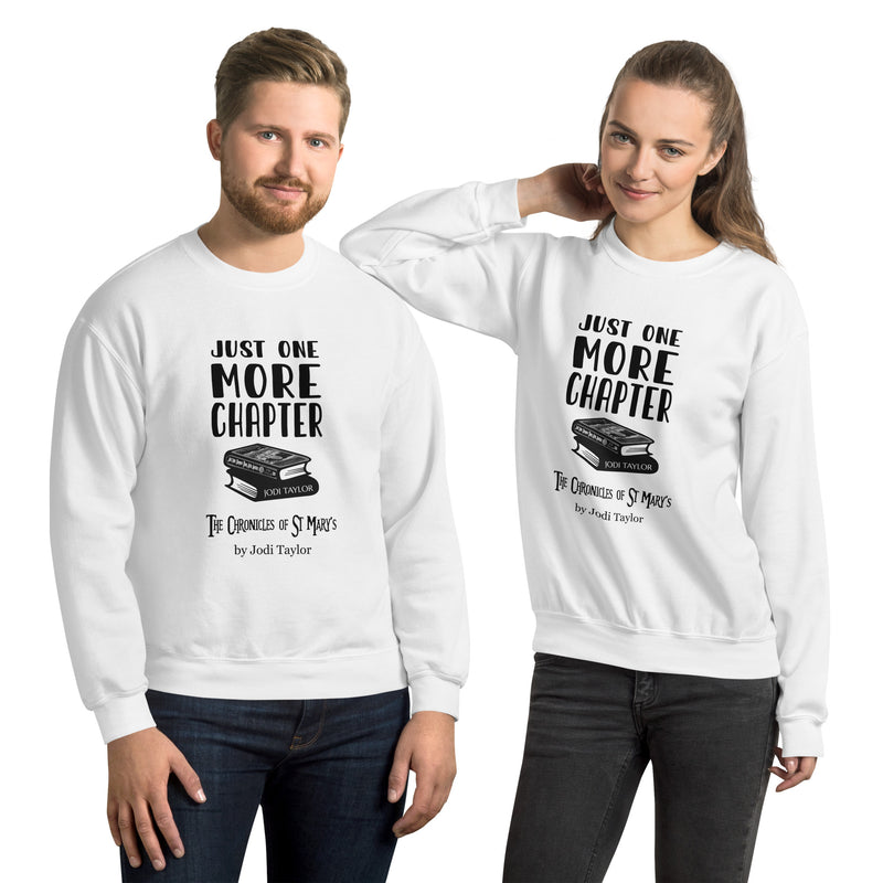 Just One More Chapter Unisex Sweatshirt up to 5XL (UK, Europe, USA, Canada and Australia)