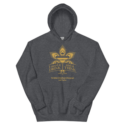 I Need a Drink and a Think Classic Adult Hoodie up to 5XL (UK, Europe, USA, Canada, Australia)