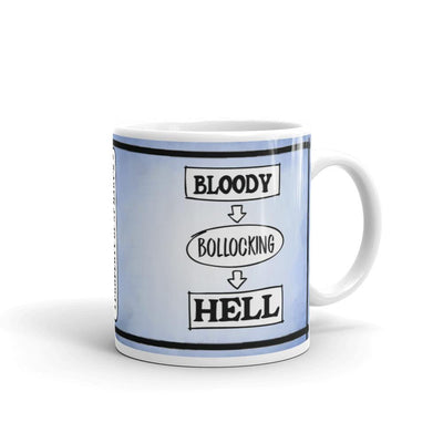 Bloody Bollocking Hell - St Mary's Quotes Range Mug (UK, Europe, USA, Canada, Australia) - Jodi Taylor Books